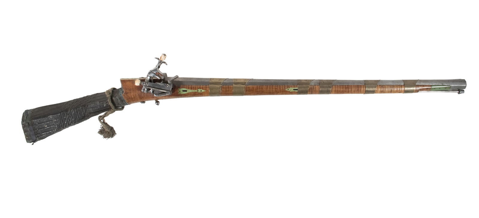 18TH C. TURKISH 40 BORE MIQUELET-LOCK CARBINE (1 of 6)