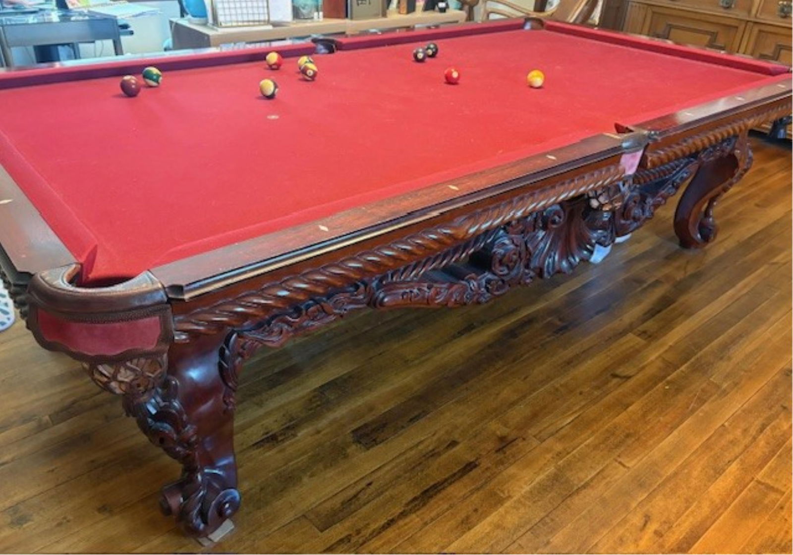 VICTORIAN POOL TABLE - 5