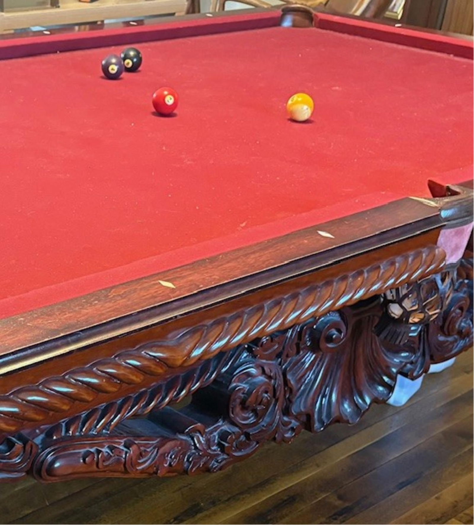 VICTORIAN POOL TABLE - 6