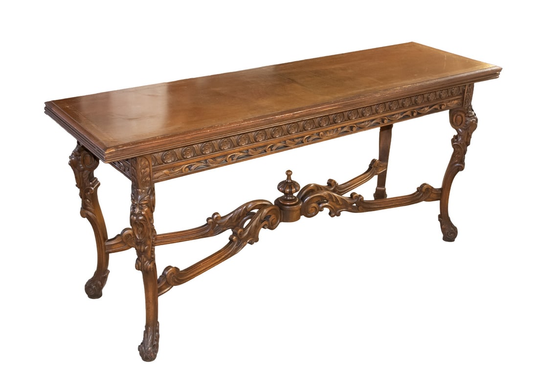 VICTORIAN CONSOLE SERVING TABLE (1 of 3)
