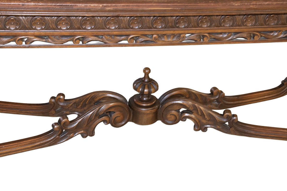 VICTORIAN CONSOLE SERVING TABLE - 3