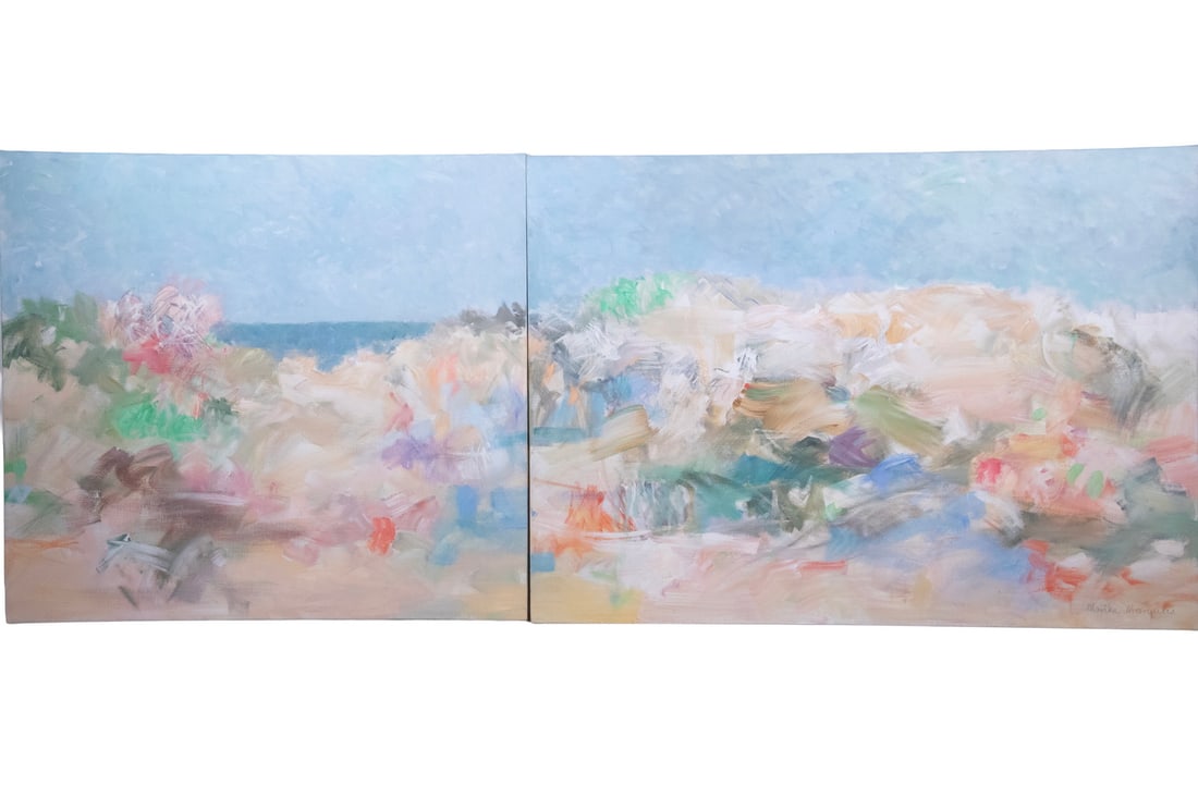 MARTHA MARGULIS (NY, 1928-2003) DIPTYCH (1 of 5)