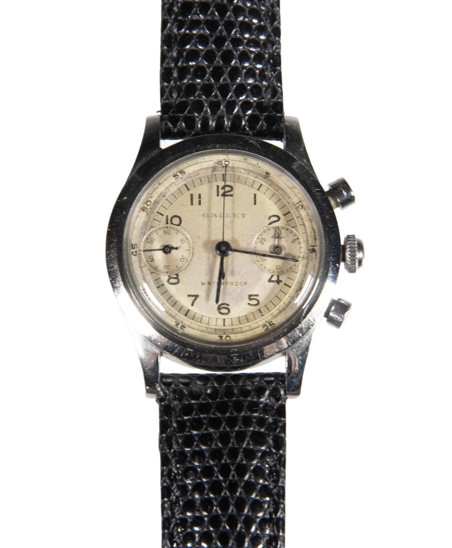 GALLET VINTAGE CHRONOGRAPH WRISTWATCH (1 of 2)