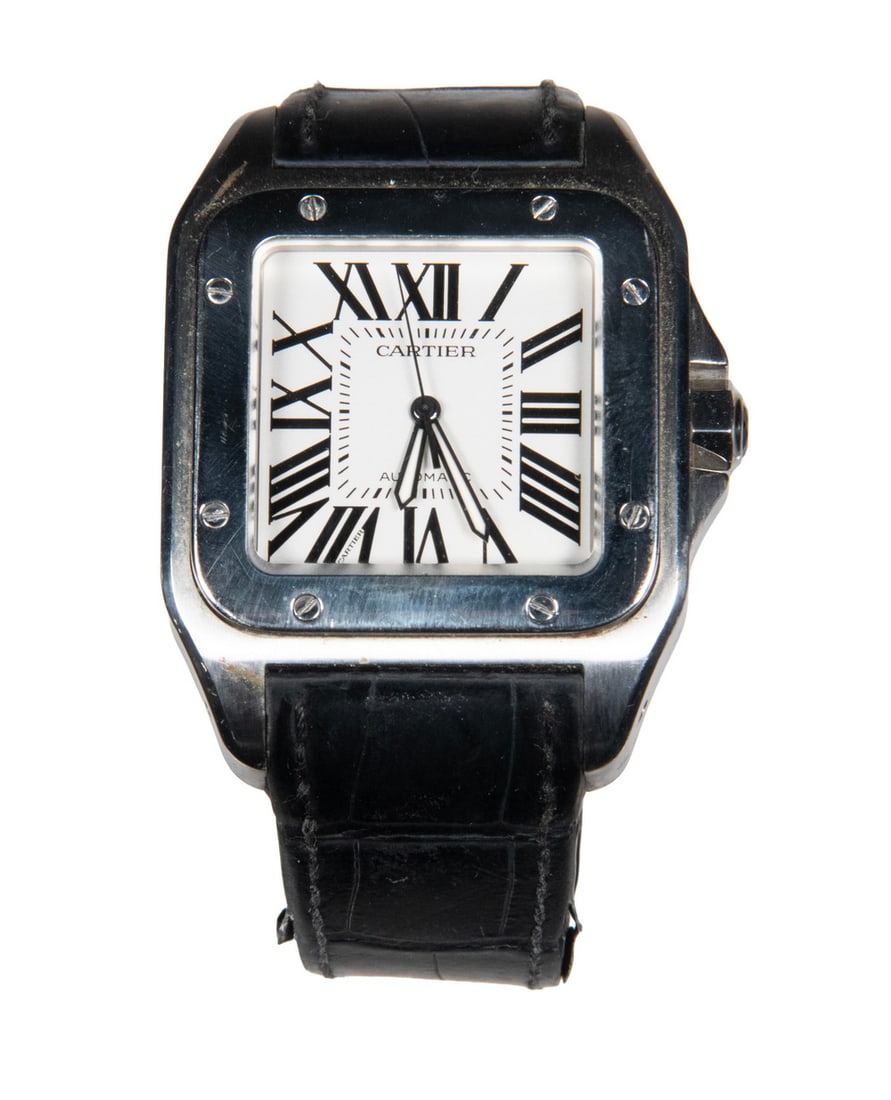CARTIER SANTOS 100 WRISTWATCH (1 of 4)