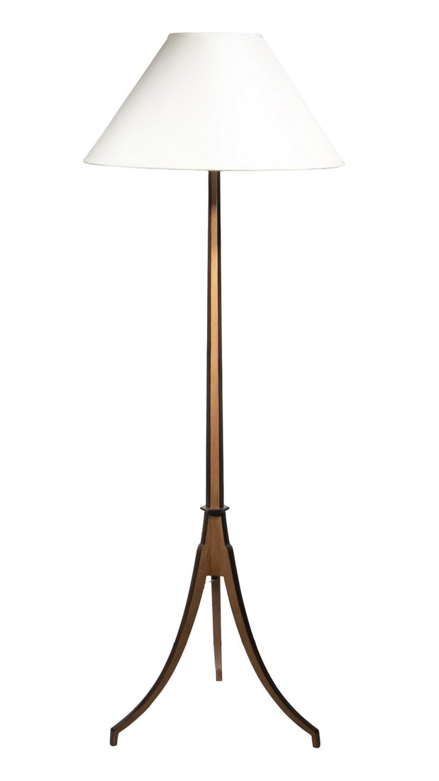 CUSTOM MAHOGANY FLOOR LAMP (1 of 1)