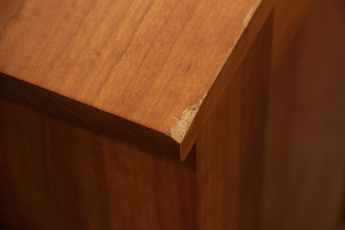 DAVID MARGONELLI CHERRY SIDEBOARD FROM EDGECOMB, ME - 4