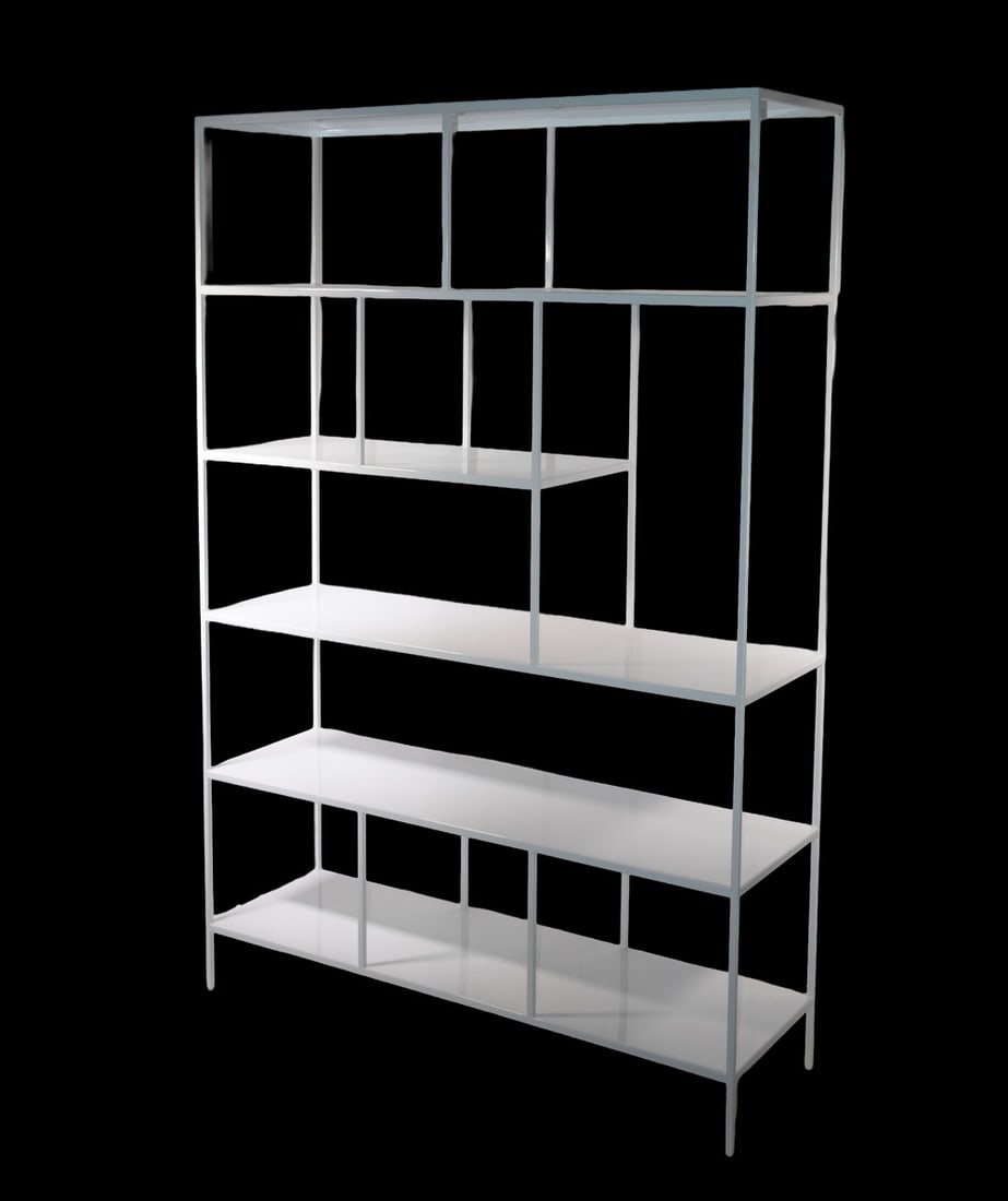CONTEMPORARY METAL FLOOR-STANDING ETAGERE (1 of 2)