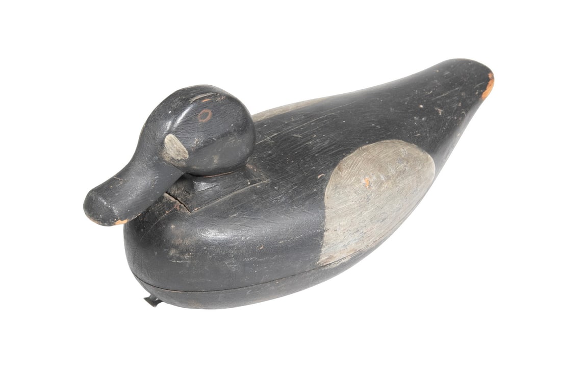 VERY RARE EARLY COBB FAMILY BLUEBILL DECOY (1 of 3)