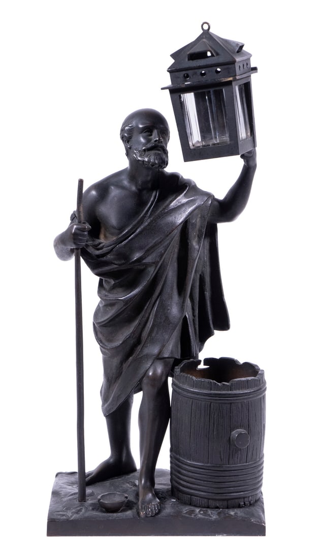 RARE BRONZE FIGURAL INK STAND (1 of 5)