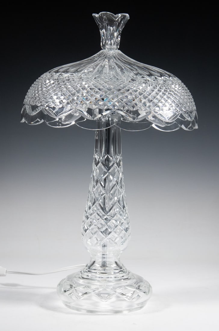 WATERFORD CUT CRYSTAL TABLE LAMP - 2