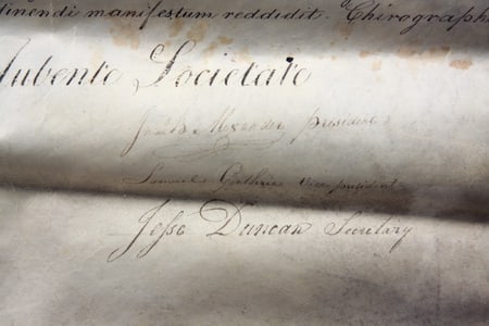 EARLY VELLUM DIPLOMA (1 of 5)