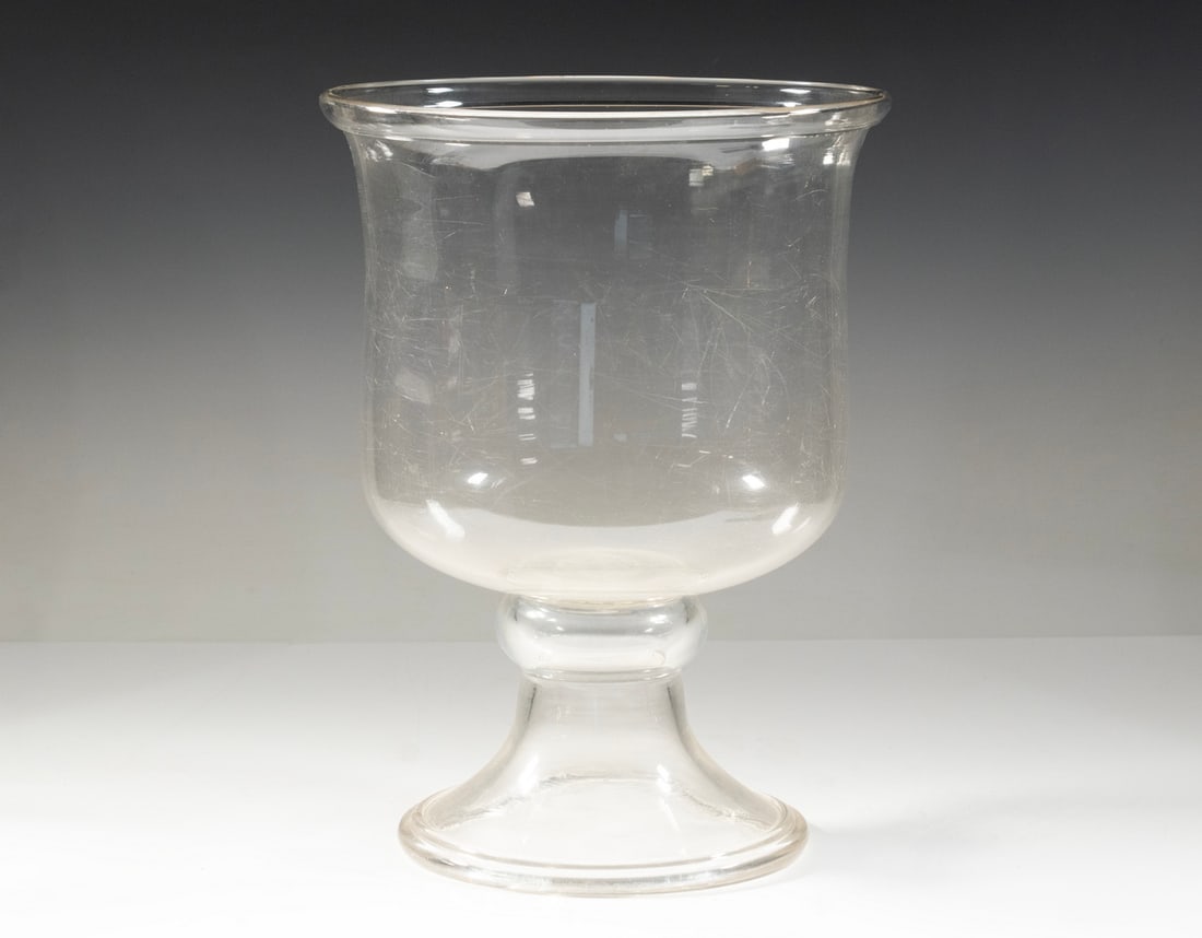 BLOWN GLASS HURRICANE VASE (1 of 1)