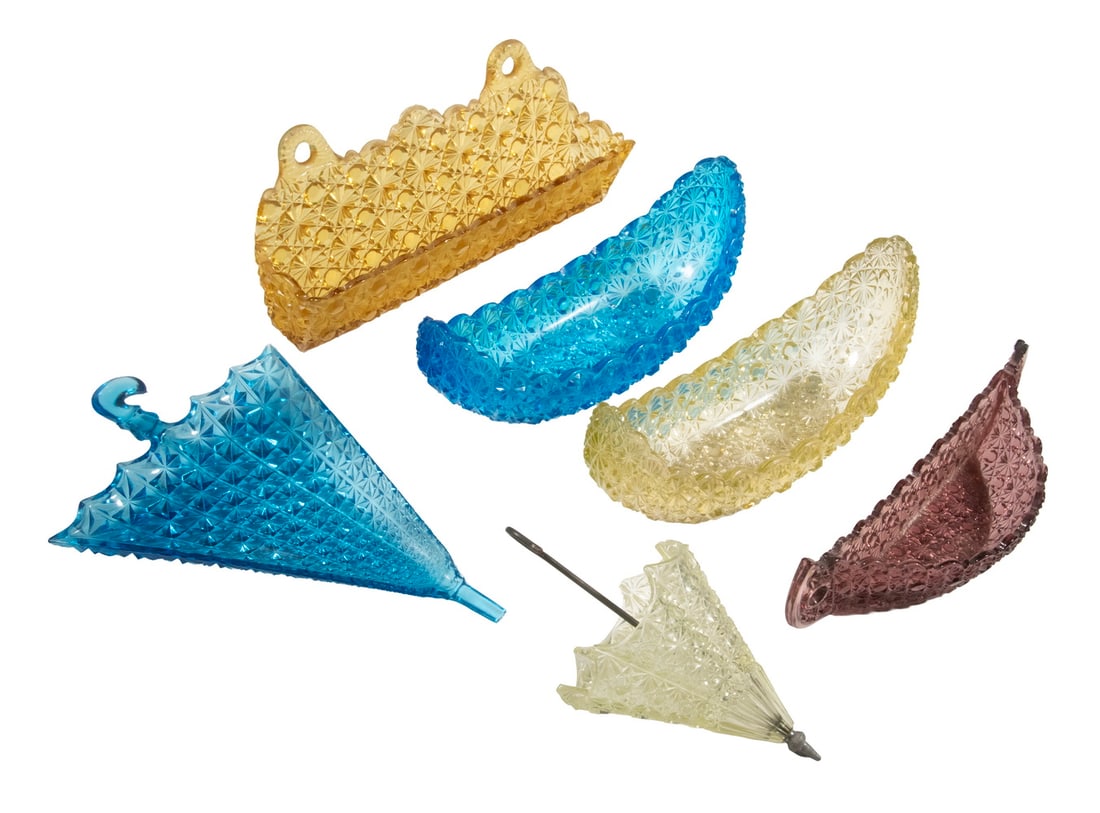 (6) DAISY & BUTTON GLASS VESSELS (1 of 1)