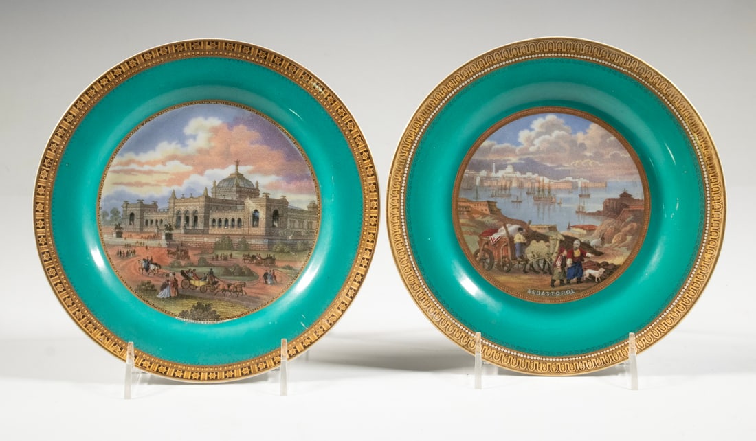 PR 19TH CENTURY HISTORICAL TRANSFERWARE PORCELAIN PLATES (1 of 3)