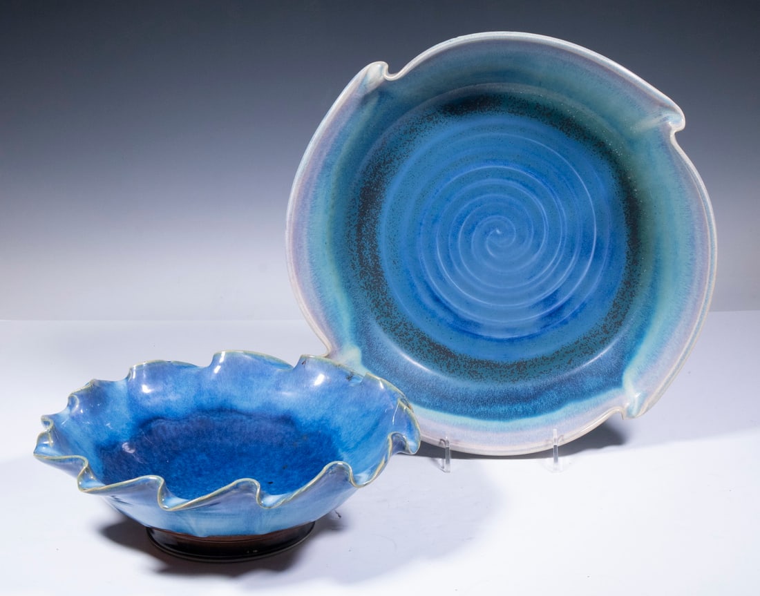(2) CONTEMPORARY STUDIO POTTERY BOWLS (1 of 4)