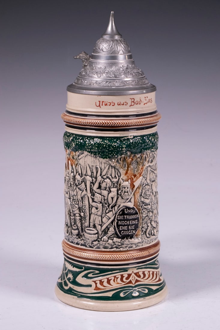 "GRUSS AUS BAD EMS" BEER STEIN (1 of 3)