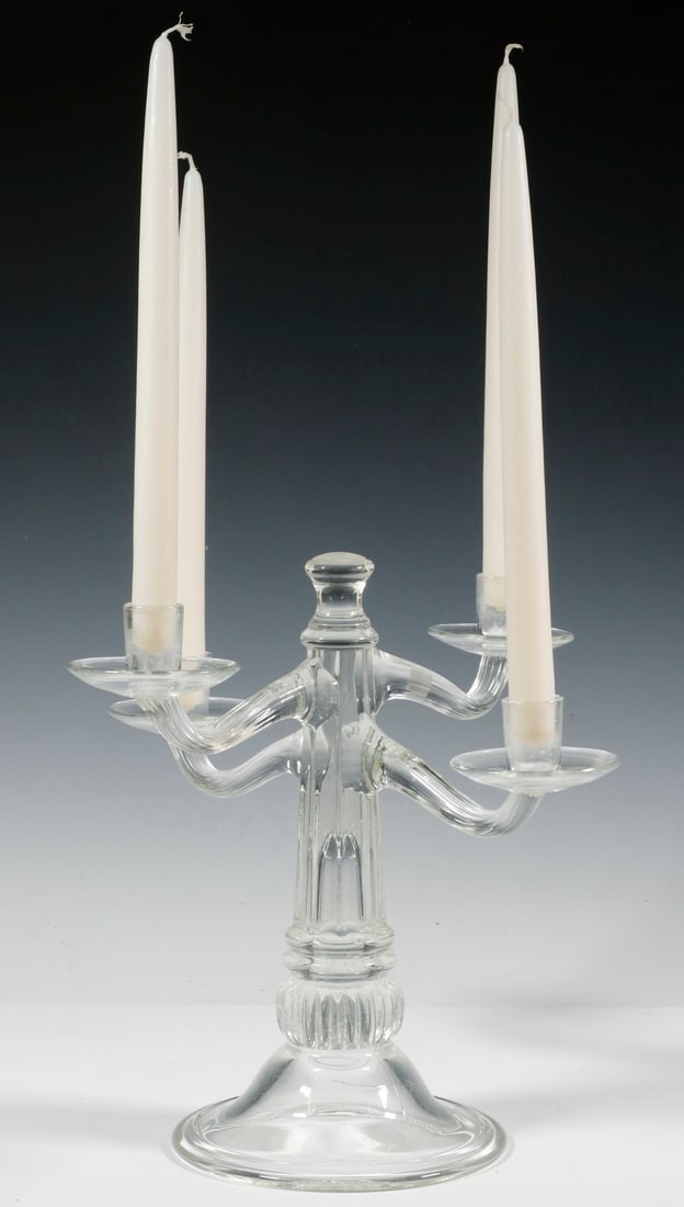 GLASS CANDELABRUM (1 of 3)