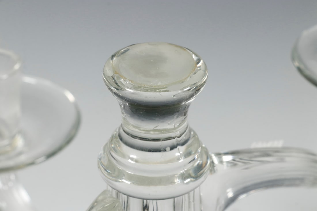 GLASS CANDELABRUM - 3