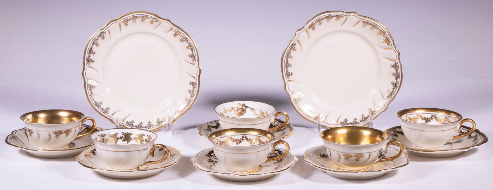 ROSENTHAL CHINA DEMITASSE CUPS & PLATES (1 of 2)