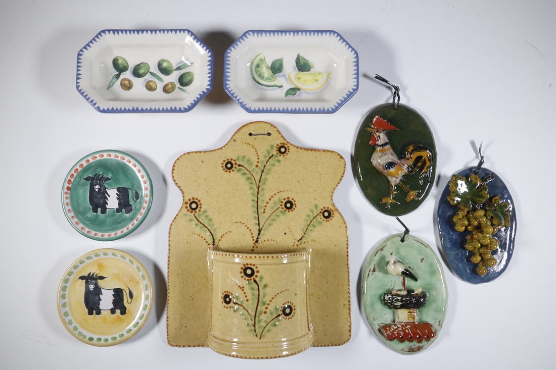 (8 PCS) DECORATIVE POTTERY (1 of 1)