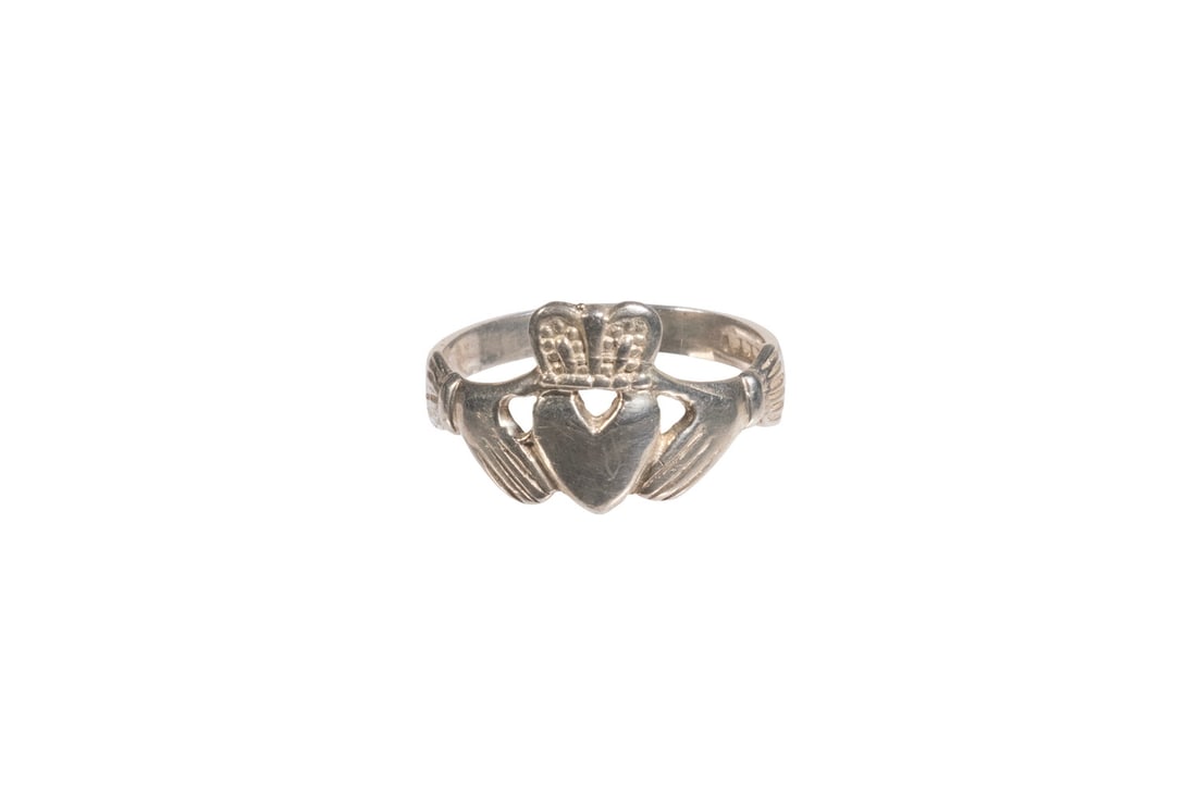 STERLING SILVER CLADDAGH RING (1 of 1)