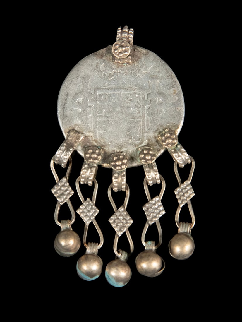 YEMENI SILVER BELL AMULET PENDANT (1 of 2)
