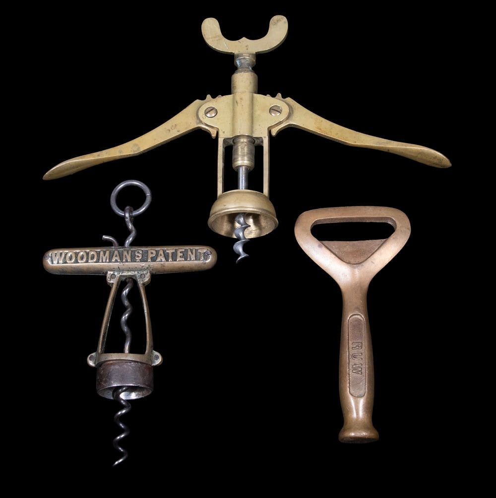 (2) VINTAGE CORKSCREWS & (1) BOTTLE OPENER (1 of 2)