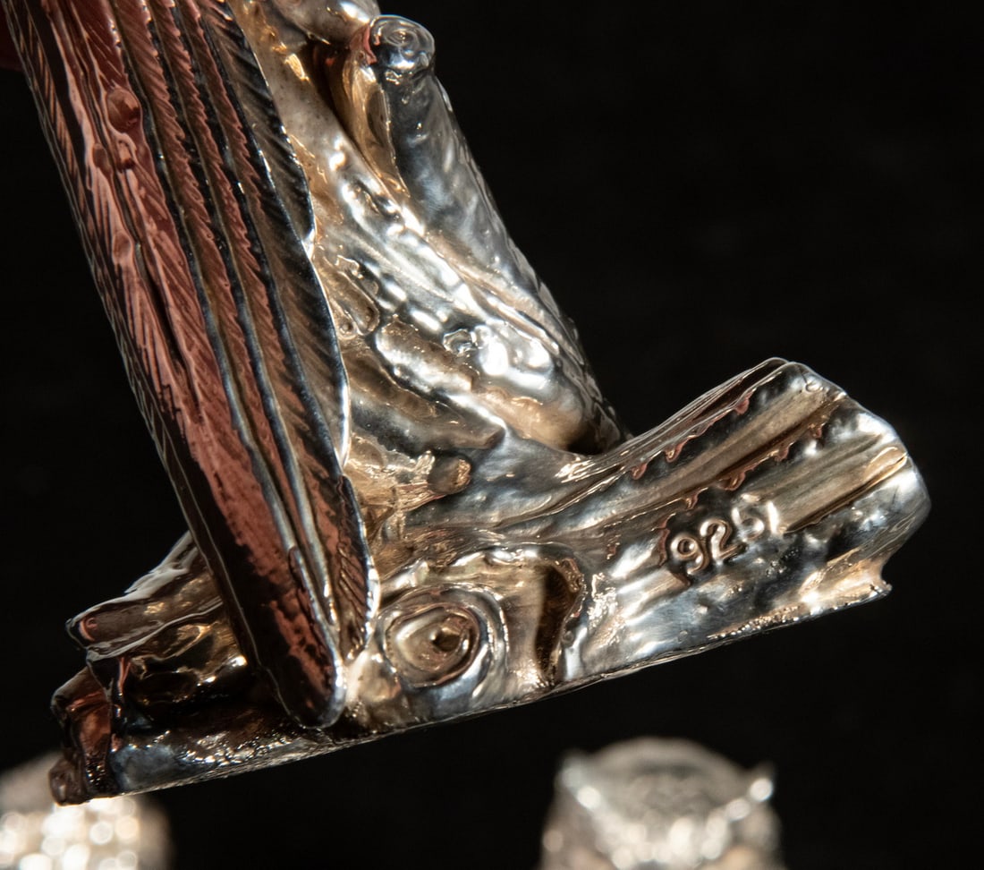 (6) SILVER ANIMAL FIGURINES - 2