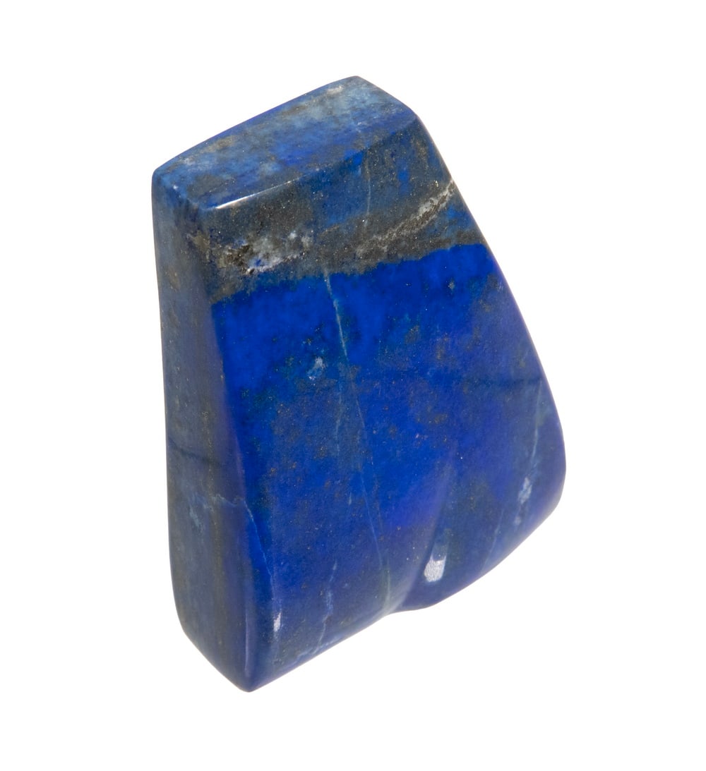 POLISHED LAPIS LAZULI TABLET OR PAPERWEIGHT - 2