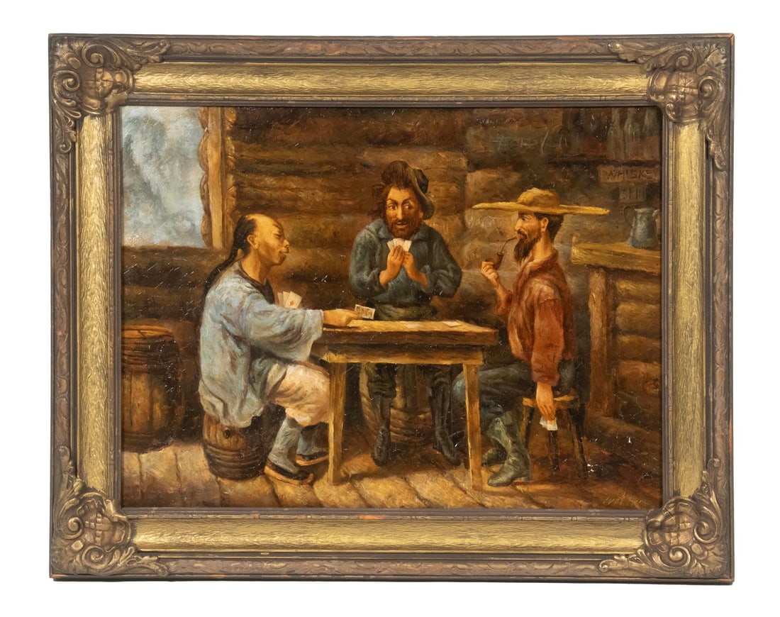WITHAM AMERICAN WEST GENRE PAINTING (1 of 4)