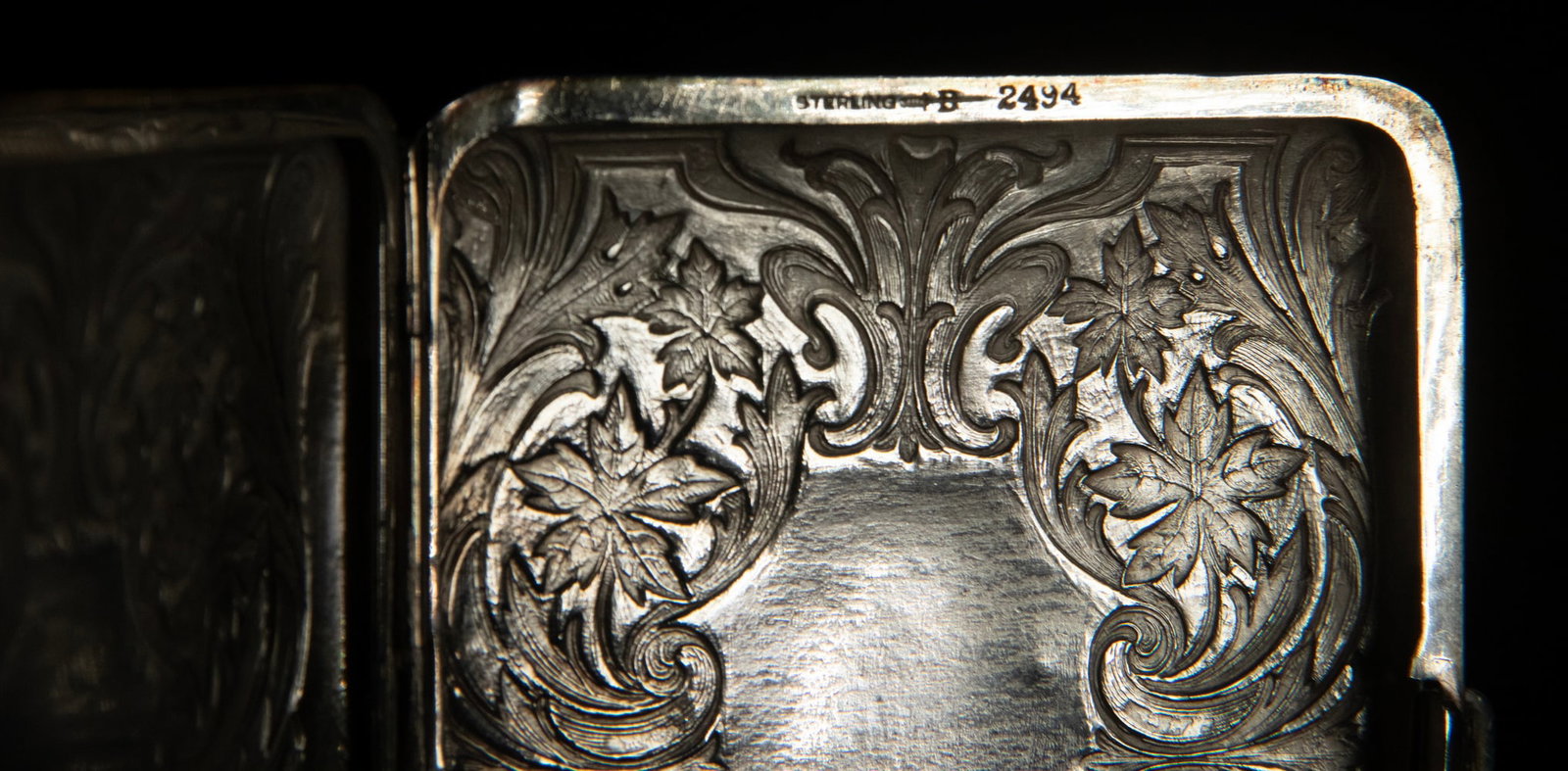 (2) STERLING SILVER CIGARETTE CASES - 3