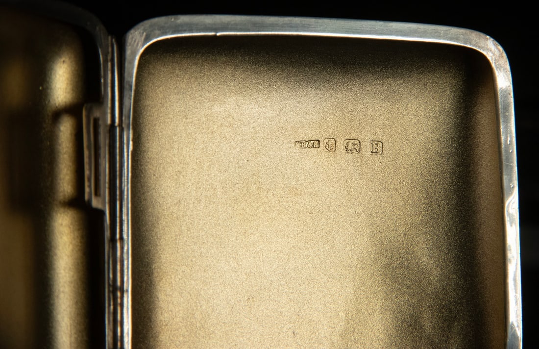 (2) STERLING SILVER CIGARETTE CASES - 4