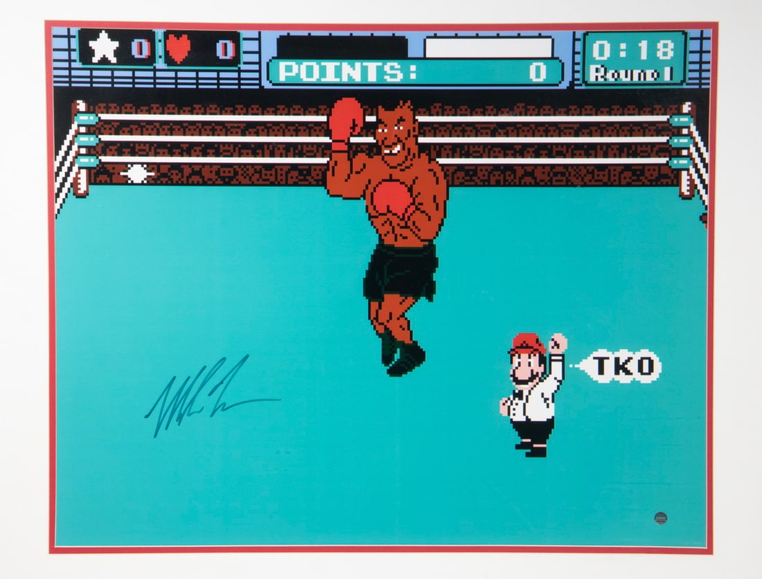 MIKE TYSON SIGNED PRINT - 2