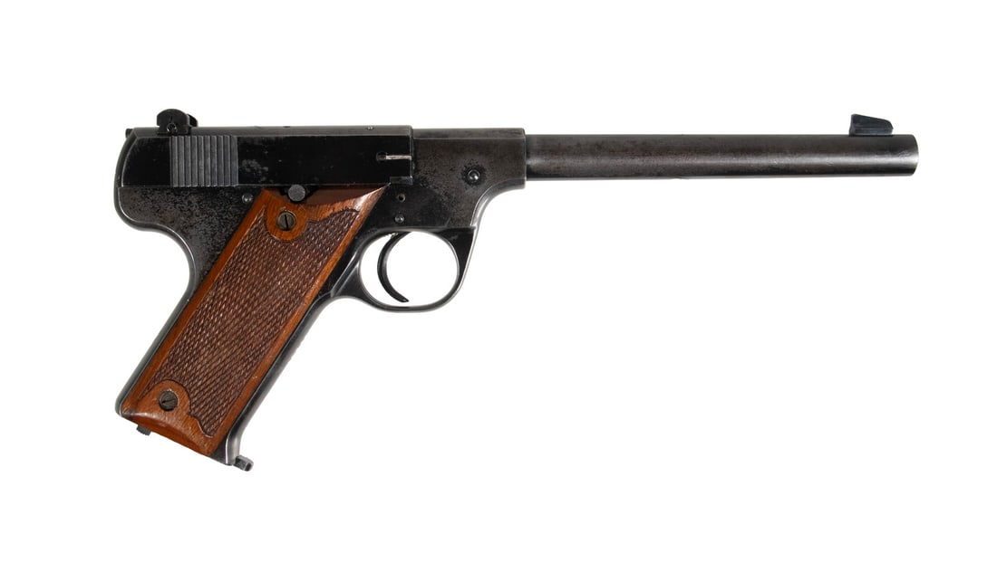 HI-STANDARD MODEL B TARGET PISTOL, .22 LR (1 of 4)