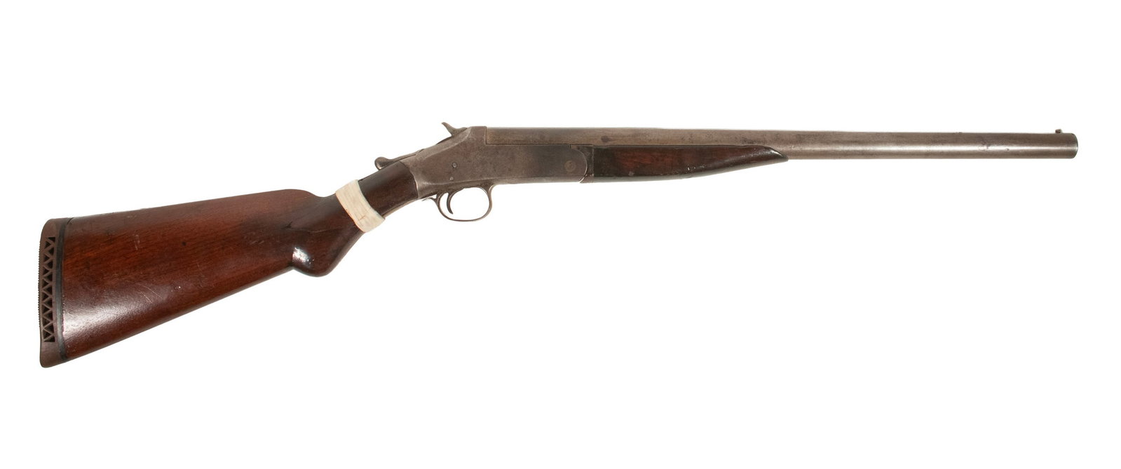 H&R SINGLE SHOT SHOTGUN W/ SCABBARD, 12 GA (1 of 5)