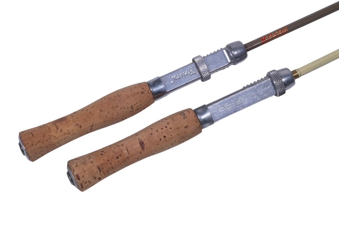 (2) TELESCOPIC STEEL SPINNING RODS (1 of 2)