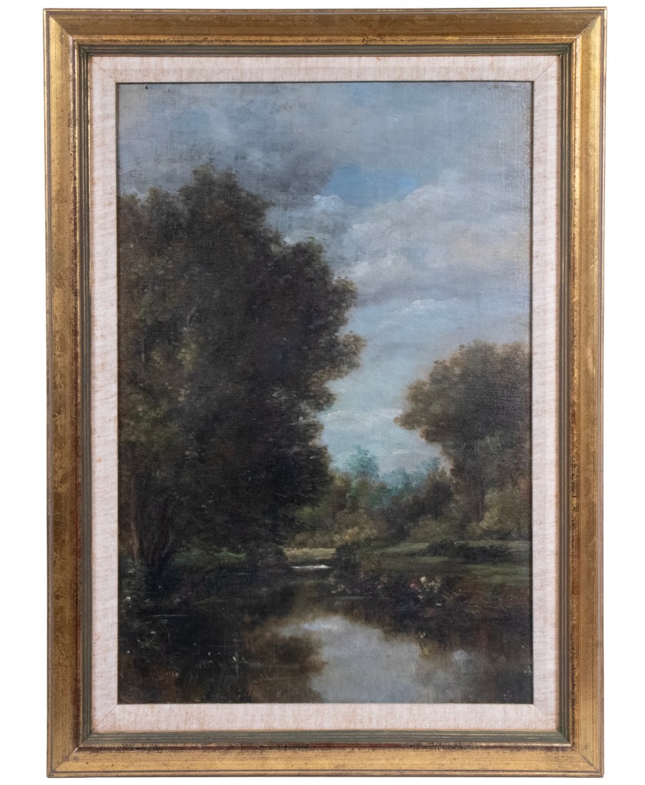 BOSTON SCHOOL LANDSCAPE PAINTING, CIRCA 1880 (1 of 4)