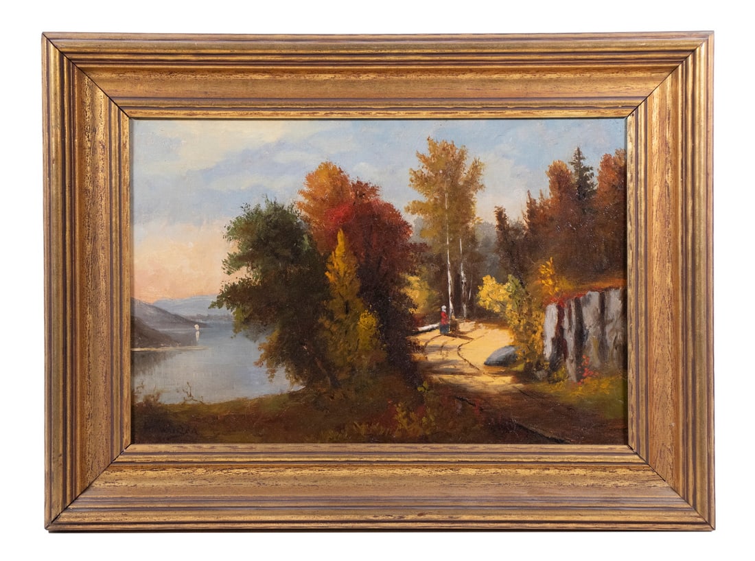19TH C. CONTINENTAL LANDSCAPE, UNSIGNED (1 of 4)