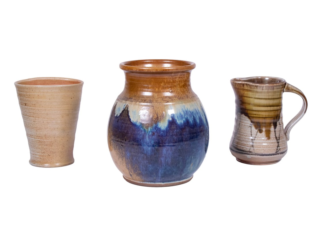 (3) AMERICAN ART POTTERY VESSELS (1 of 3)