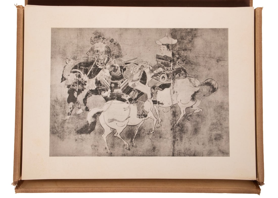 JAPANESE ART FOLIO "APPRECIATION OF MASTER PAINTINGS" PUBLISHED BY SHINBI SHO-IN, TOKYO: JAPANESE ART FOLIO "APPRECIATION OF MASTER PAINTINGS" PUBLISHED BY SHINBI SHO-IN, TOKYO A Japanese art folio titled Collection of Masterpieces of Japanese Painting for Appreciation , published by Shin