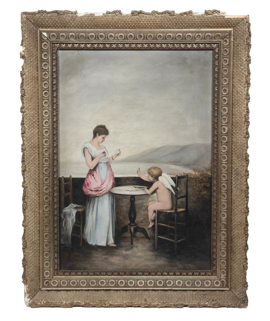 19TH C. ALLEGORICAL PAINTING (1 of 3)