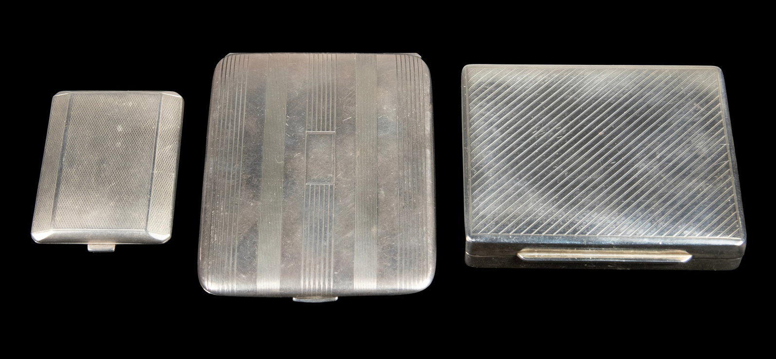 (3) STERLING ART DECO PERIOD BOXES (1 of 3)
