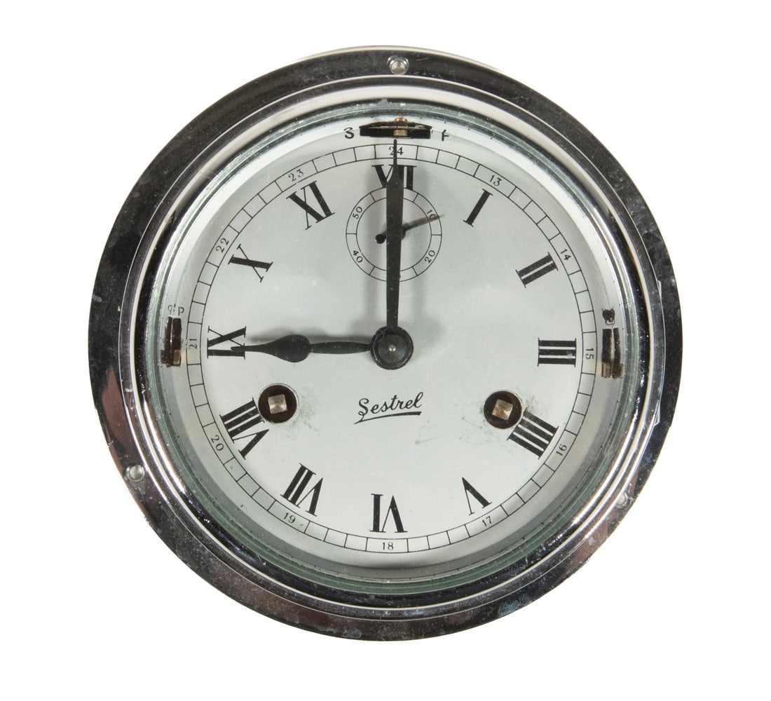SESTRAL SHIP'S BELL CLOCK (1 of 2)