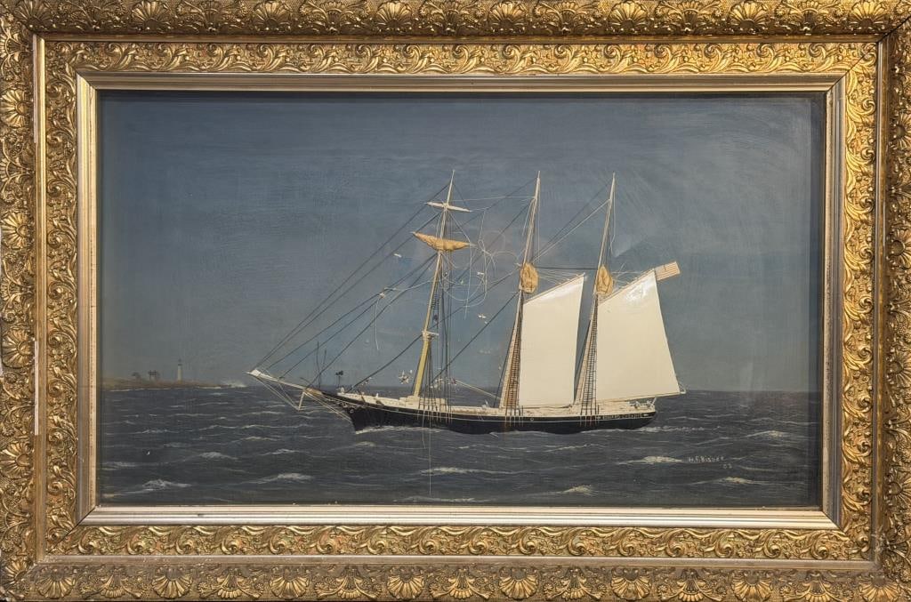 W. FRANK BISBEE (ACTIVE 1850-1915, CAMDEN, MAINE) (1 of 3)