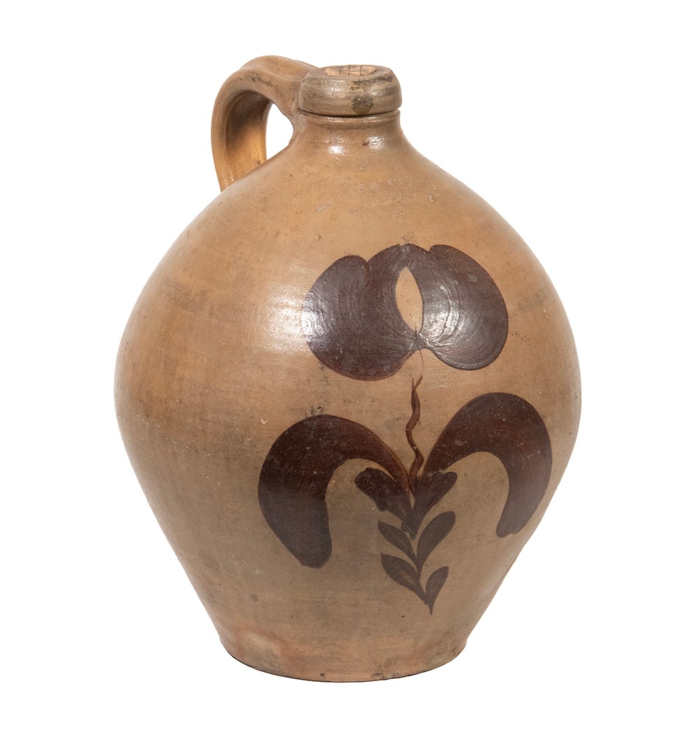 LYMAN & CLARK, GARDINER, ME STONEWARE JUG (1 of 3)
