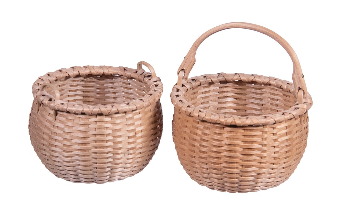 (2) STEVEN ZEH (ME, CONTEMPORARY) MINIATURE BASKETS (1 of 3)