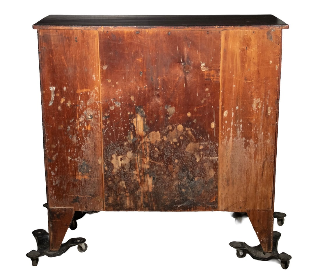PAINT DECORATED HEPPLEWHITE CHEST - 5