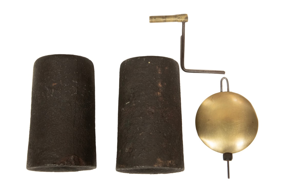 ELI & SAMUEL TERRY PILLAR AND SCROLL SHELF CLOCK - 4