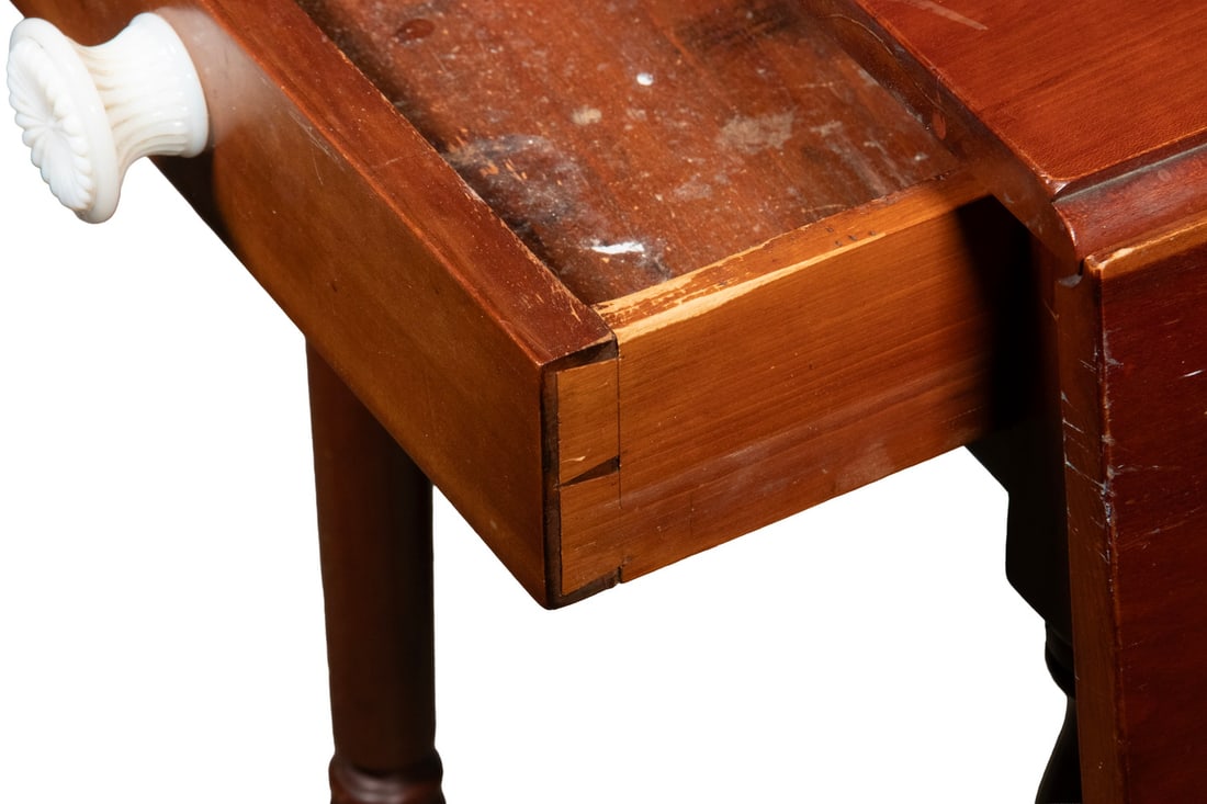 SHERATON CHERRY DROP-LEAF STAND - 3