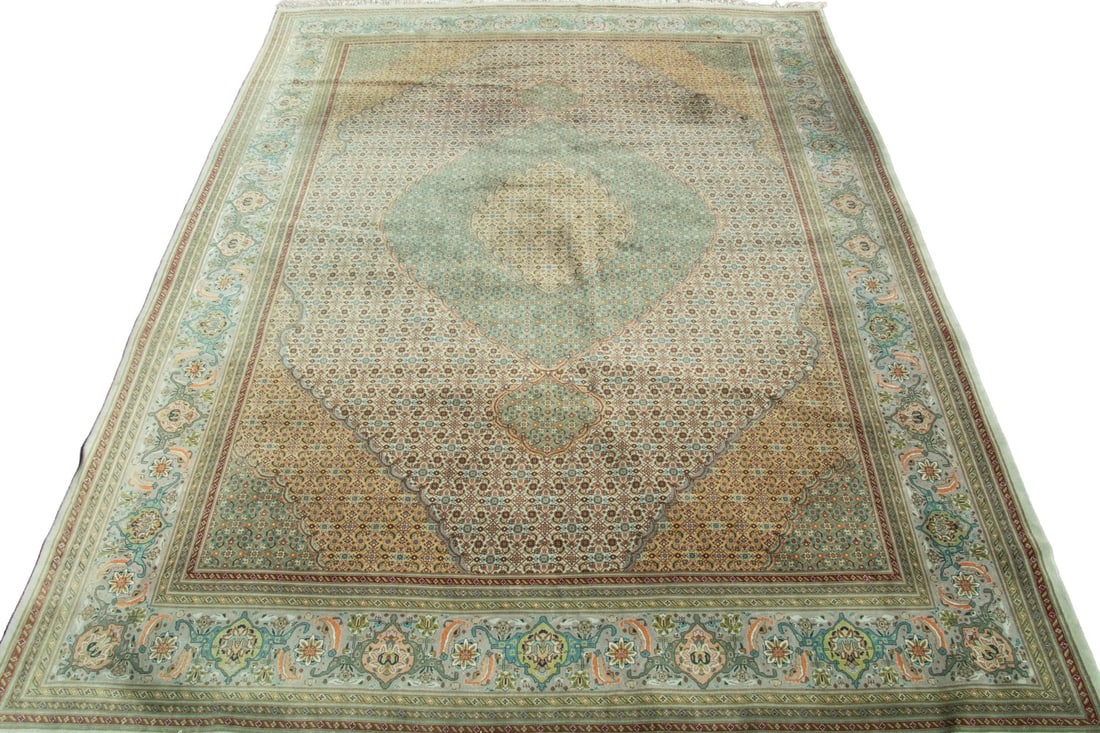 CONTEMPORARY TABRIZ RUG (9'9" x 13') (1 of 4)
